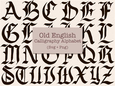 english calligraphy svg letters  style calligraphy clip art