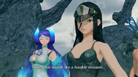 Xenoblade Chronicles 2 Swimsuit Edition Cutscene 090 Stopping The