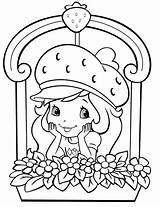 Strawberry Shortcake Coloring Everfreecoloring sketch template