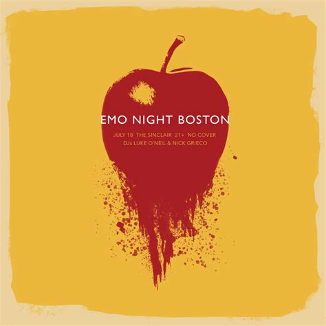Past Emo Night Flyers Emo Night Boston