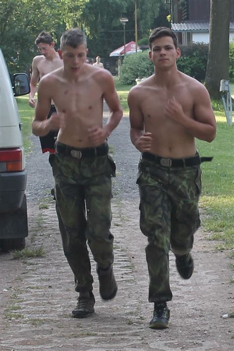 shirtless czech boys  sluknov training  camp