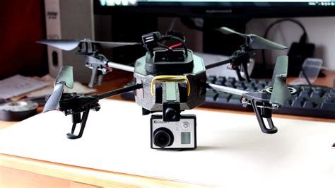 attach gopro  ardrone  tutorial ar drone quadcopter drone