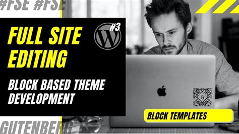 creating block template parts full site editing block editor