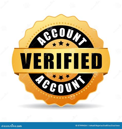 verified account vector icon stock vector illustration  label completed