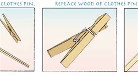 make springloaded chopsticks with a clothespin