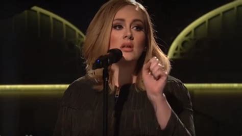 adele lives up to the hype when raw vocal track from snl performance