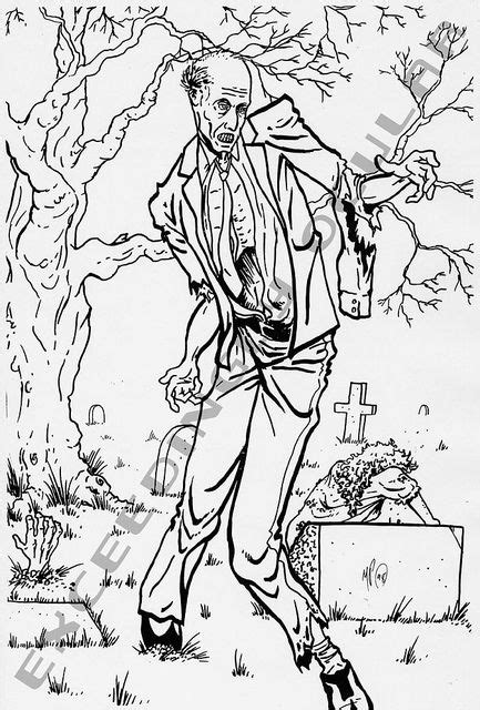 zombies  colouring pages amanda gregorys coloring pages