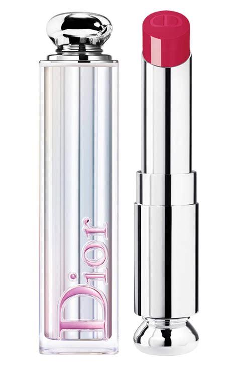 delevingne poses   dior addict stellar shine lipstick campaign