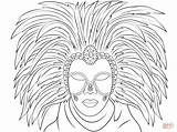 Mask Coloring Venetian Pages Mardi Tiki Printable Gras African Template Adults Drawing Carnival Masks Color Clipart Zum Print Crafts Ausmalen sketch template