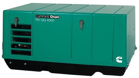 cummins onan kw qg  single phase gasoline rv mobile  generator empower generators