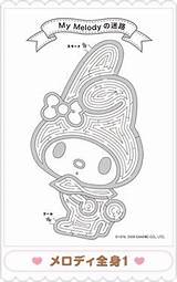 Sanrio Melody Symbols Letters sketch template
