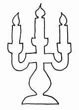 Candelabra Cliparts Library Clipart Line sketch template