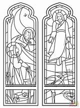Ascension Printable Colorare Disegni Ascensione Vidrieras Vetrata Vidriera Jesus Supercoloring Colouring Goticas Library Paginas sketch template