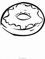 Doughnut Donut sketch template