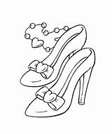 Coloring Pages Girls Shoes High Heel Printable Kids Heels Color Drawing Dress Sheets Print Bestcoloringpagesforkids Cinderella Beautiful Athletes Getcolorings Book sketch template