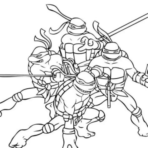 gambar teenage mutant ninja turtles coloring pages bestappsforkids