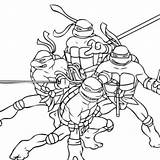 Ninja Coloring Mutant Turtles Teenage Pages Template sketch template
