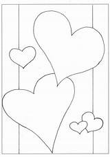 Valentine Coloring Printable Pages Scrapbook Cards Paper sketch template
