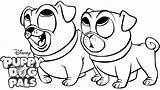 Dog Puppy Pals Coloring Disney Pages Children Fun sketch template
