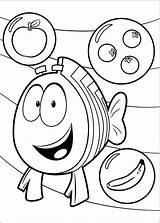 Bubble Guppies Coloring Pages Printable Grouper Mr Print sketch template