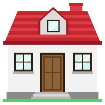 red house roof cartoon building vector roof cartoon building png
