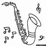 Coloring Oboe Instruments Saxophone Musical Music Drawing Pages Instrument Alto Thecolor Bass Color Instrumento Ears Getdrawings Choose Board Double sketch template