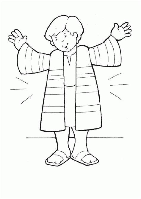 josephs coat   colors coloring page   josephs