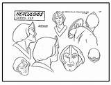 Herculoids sketch template