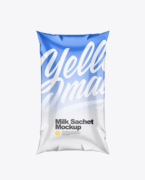 milk sachet mockup  bag sack mockups  yellow images object mockups