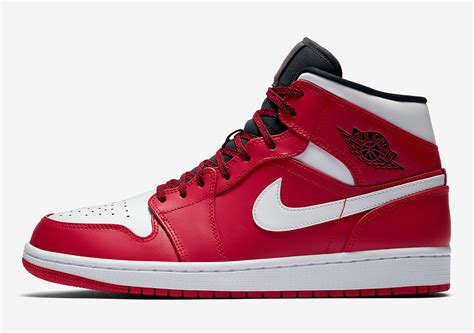 The New Air Jordan 1 Mid Chicago Is Red Hot The New Air Jordan 1 Mid