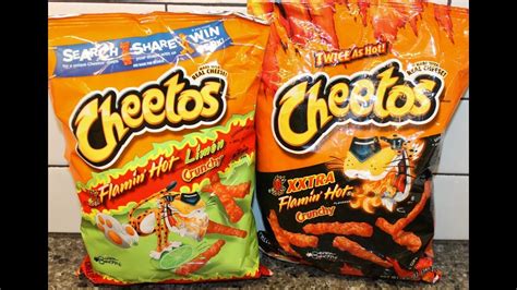 Cheetos Crunchy Flamin’ Hot Limon And Xxtra Flamin’ Hot