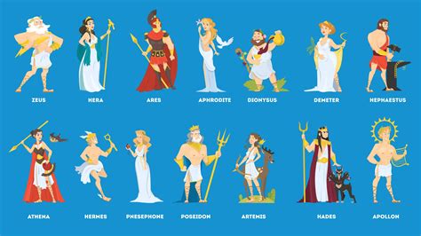 pictures  greek gods  goddesses symbols greek gods mythology titans roman goddesses
