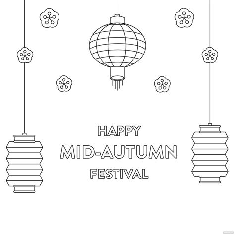 mid autumn celebration template    illustrator