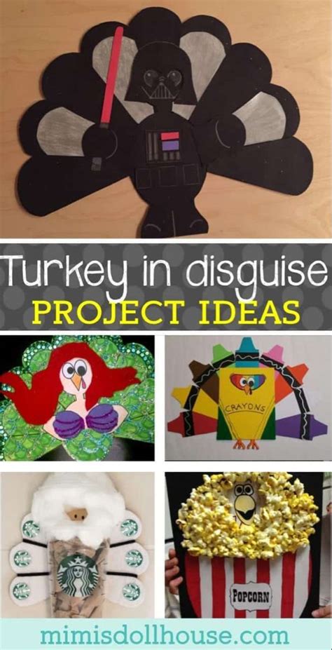 turkey disguise project  printable