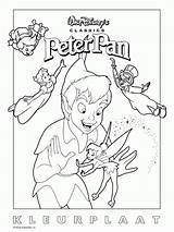 Peter Pan Coloring Pages Wendy Michael Printable Everfreecoloring Peterpan John Kids sketch template