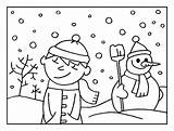 Invierno Pintar Clima Frio Hivern Estacion Dibuixos Infantiles Dibujosparacolorear Imagui Colorearimagenes Paisajes sketch template