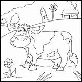 Bauernhof Traktor Ausmalbilder Malvorlagen Cow Malvorlage Bauernhoftiere sketch template