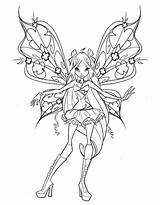 Winx sketch template