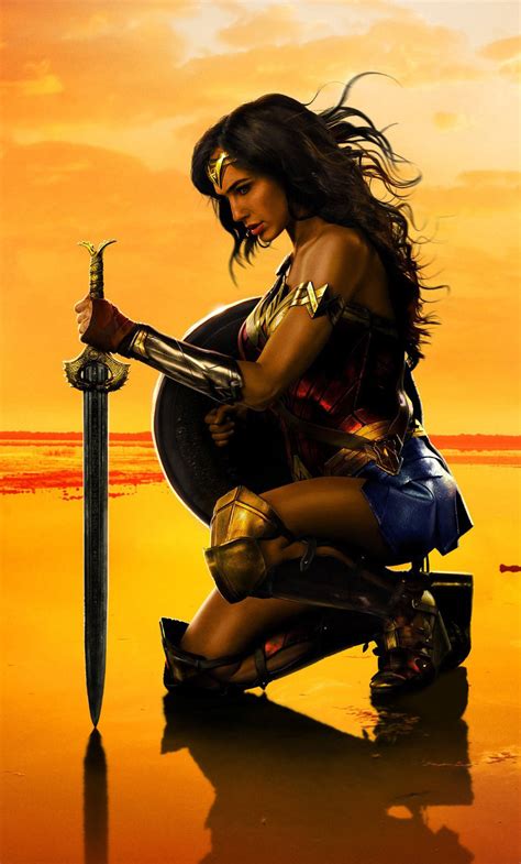 1280x2120 new wonder woman poster iphone 6 hd 4k wallpapers images backgrounds photos and