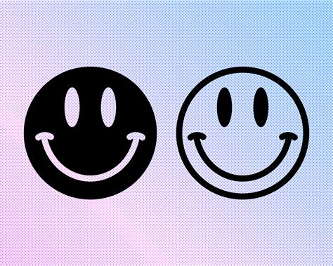 smiley face digital  svg designs svg files  etsy