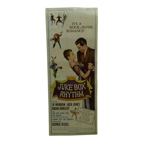 vintage movie poster juke box rhythm jo morrow 1959 vintage