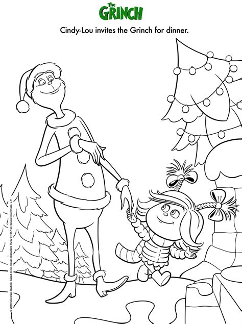 printable christmas grinch coloring pages coloring disney