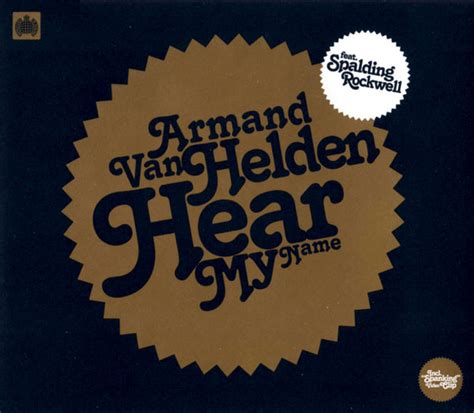 Armand Van Helden Hear My Name 2004 Cd Discogs