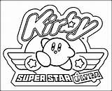 Kirby Coloring Pages Star Super Fire Ultra Printable Getdrawings Getcolorings Color sketch template
