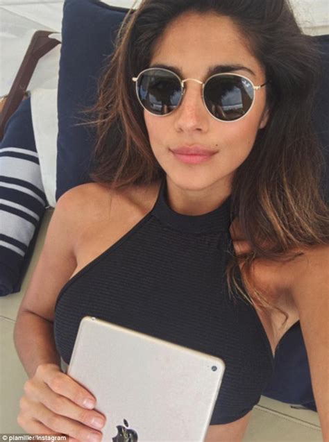home and away s pia miller looks flawless in lbd with model lindy klim