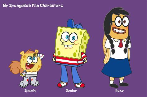 spongebob fan characters part   carossmo  deviantart