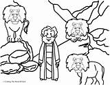 Daniel Coloring Lion Den Lions Mouse Pages Leones Los Colorear El Foso Para Niños La Historia Biblia Bible Color Dibujos sketch template