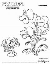 Smurfs Coloring Village Lost Pages Kissing Hand Mall Printable Belgium Color Activities Brainy Activity Getcolorings Covered Bridge Plants Credits Getdrawings sketch template