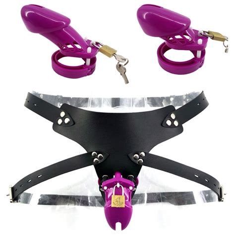 Purple Cb6000s Cb6000 Plastic Male Strap On Chastity Cage With Lock