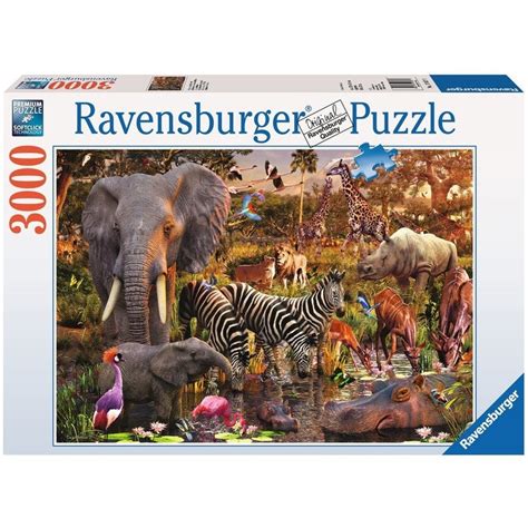 ravensburger african animals  piece puzzle jigsaw puzzles